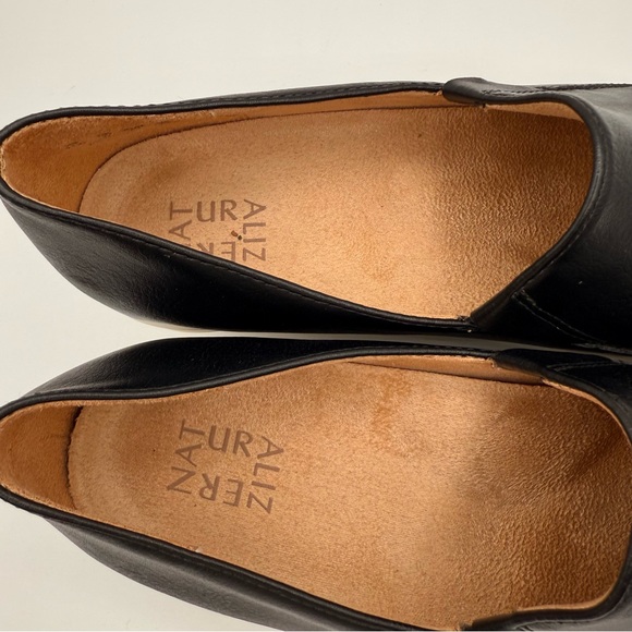 Naturalizer Sandra Wedge Shoes Black Slip-On Comfort Size 11W Leather - Picture 4 of 16